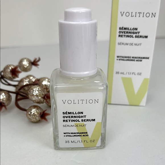 Volition Semillon Overnight Retinol Serum w/Avec Niacinamide Hyaluronic Acid NEW - Picture 2 of 16